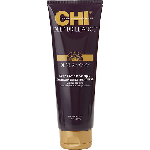 Chi Chi Deep Brilliance Olive & Monoi Deep Protein Masque 8 Oz For Unisex