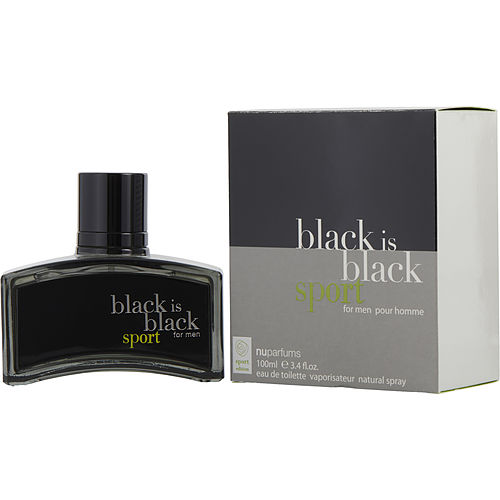 Nuparfums Black Is Black Sport  Edt Spray 3.4 Oz