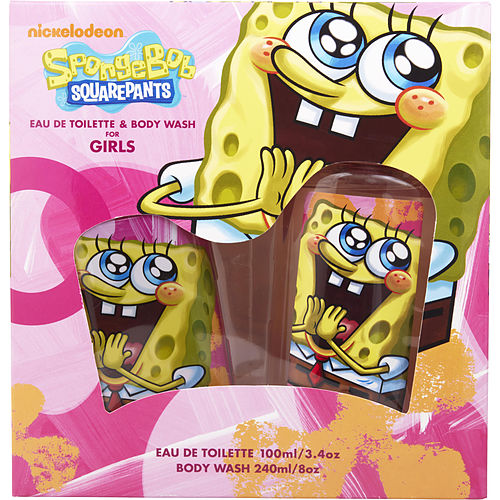 Nickelodeon Spongebob Squarepants Edt Spray 3.4 Oz & Body Wash 8 Oz