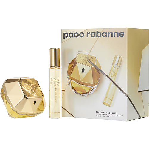 Paco Rabanne Paco Rabanne Lady Million Eau De Parfum Spray 2.7 Oz & Eau De Parfum Spray 0.68 Oz (Travel Offer)