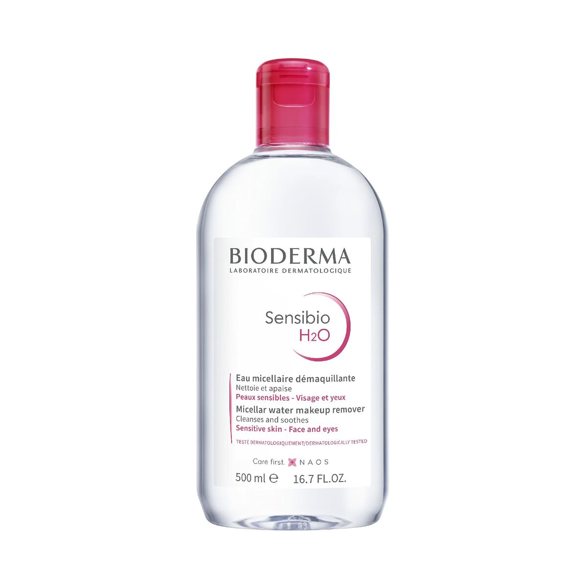 Make Up Remover Micellar Water Bioderma Sensibio H2O 500 ml