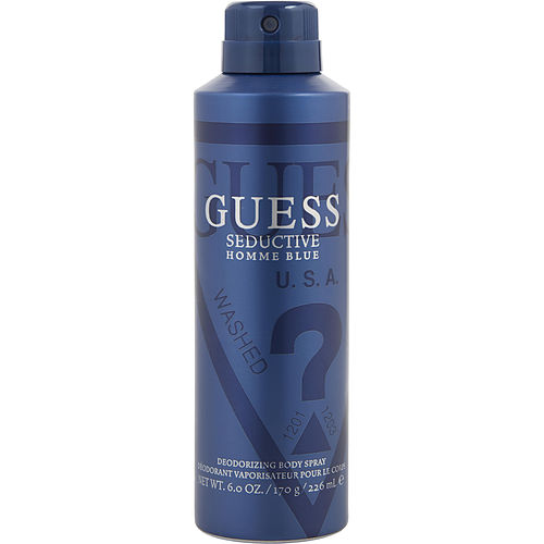 Guess Guess Seductive Homme Blue Body Spray 6 Oz For Men