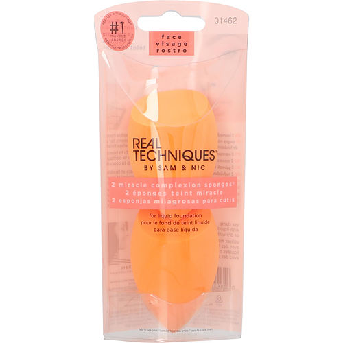 Real Techniques Real Techniques Miracle Complexion Sponge Duo--2Pcs For Women