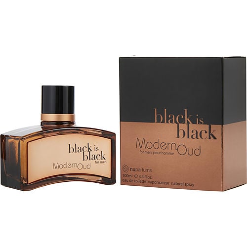Nuparfums Black Is Black Modern Oud Edt Spray 3.4 Oz
