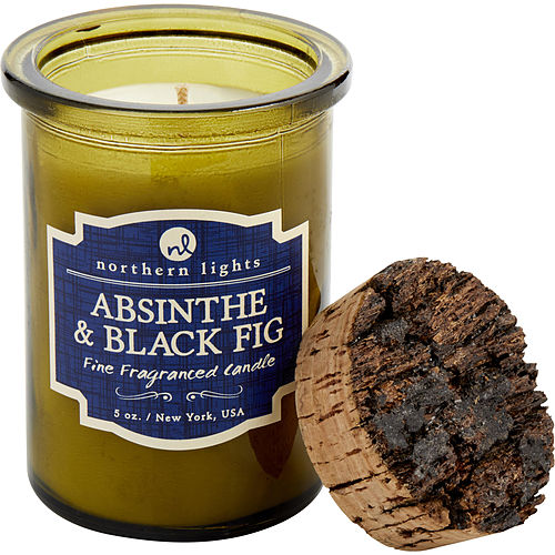 Northern Lights Absinthe & Black Fig Scented Spirit Jar Candle - 5 Oz. Burns Approx. 35 Hrs.