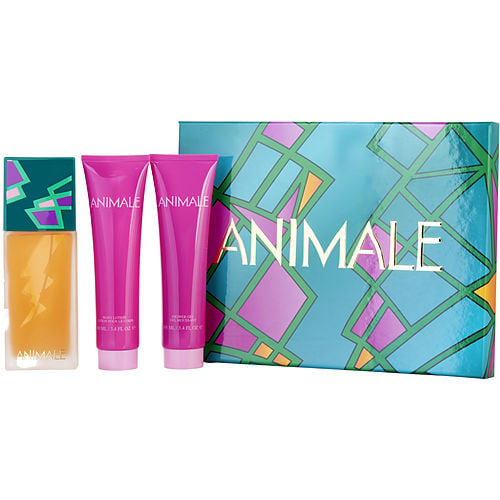 Animale Parfums Animale Eau De Parfum Spray 3.4 Oz & Body Lotion 3.4 Oz & Shower Gel 3.4 Oz