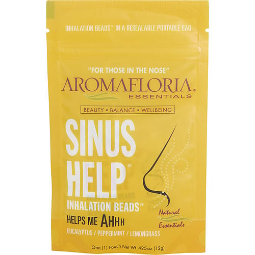 Aromafloria Sinus Help Inhalation Beads 0.42 Oz Blend Of Eucalyptus, Peppermint, Lemongrass