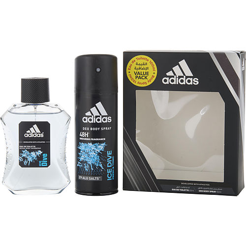 Adidasadidas Ice Diveedt Spray 3.4 Oz & Deodorant Spray 5 Oz