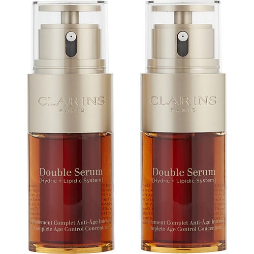 Clarinsclarinstravel Set: 2 X Double Serum Complete Age Control Concentrate 30Ml/1Oz --2 Pcs