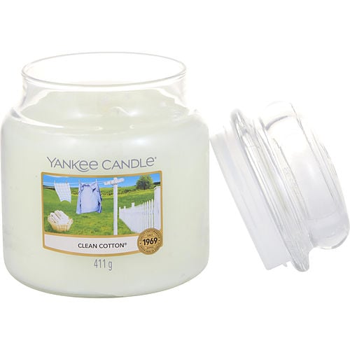 Yankee Candle Yankee Candle Clean Cotton Scented Medium Jar 14.5 Oz