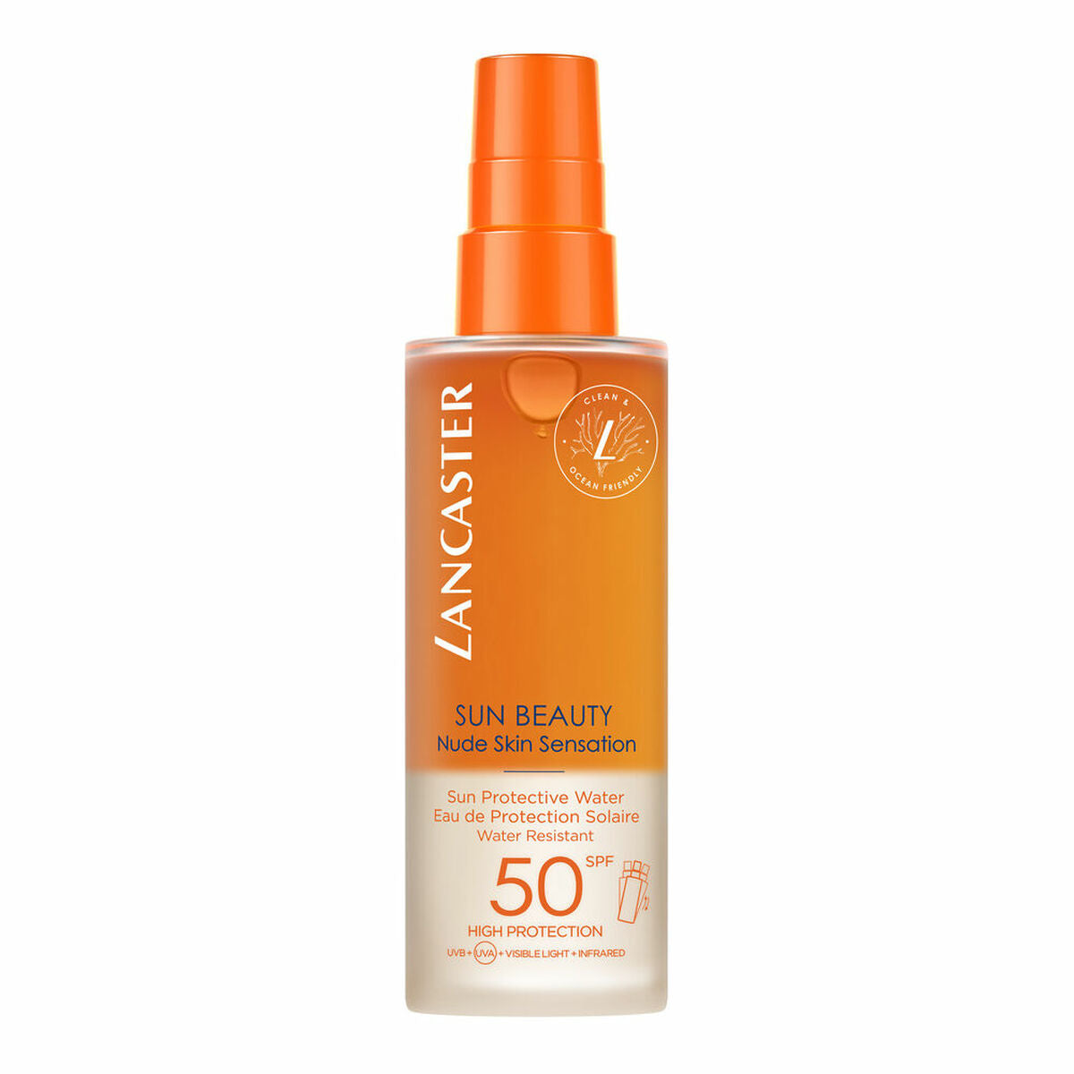 Body Sunscreen Spray Lancaster Sun Beauty Water SPF50