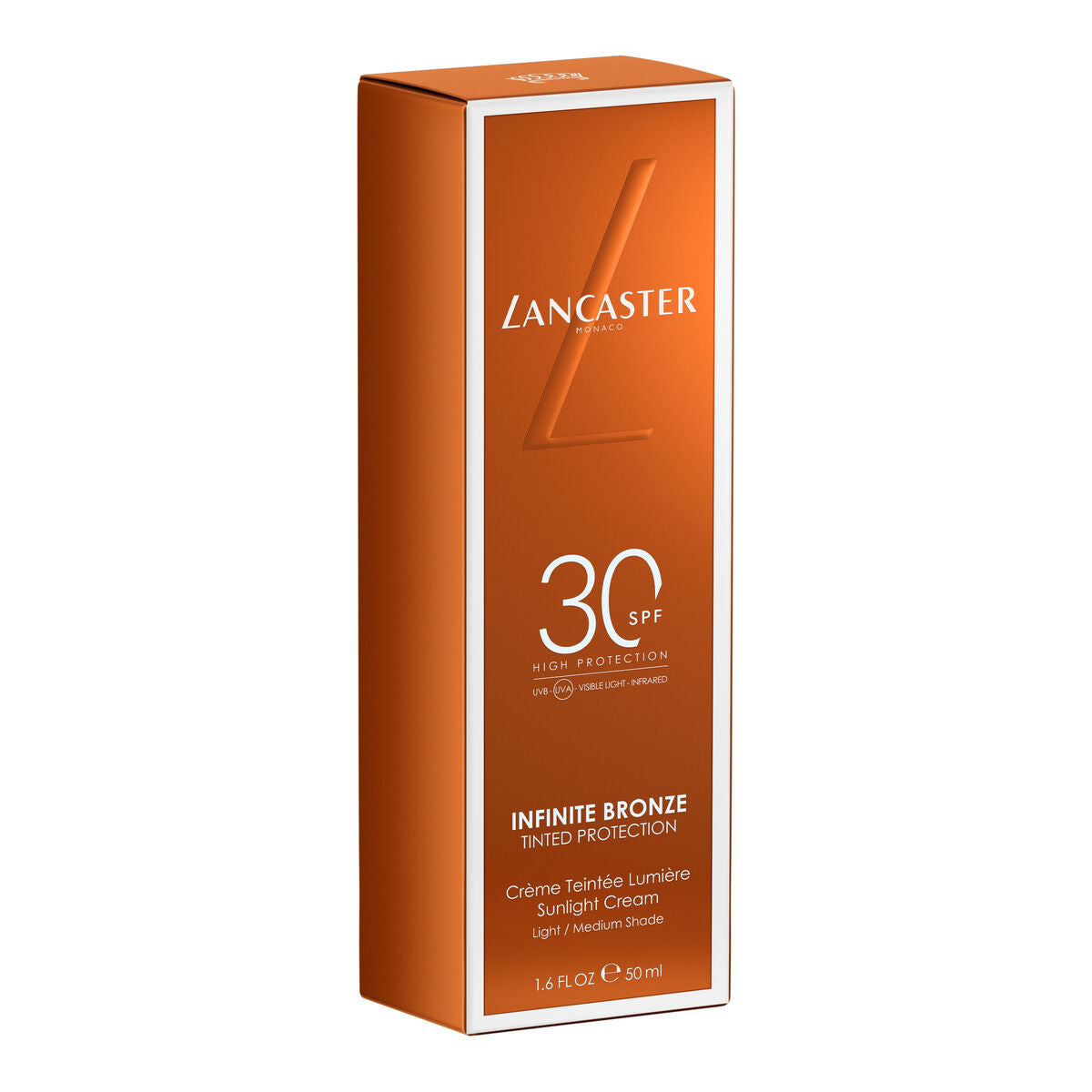 Facial Sun Cream Lancaster Infinite Bronze Clear Spf 30 50 ml