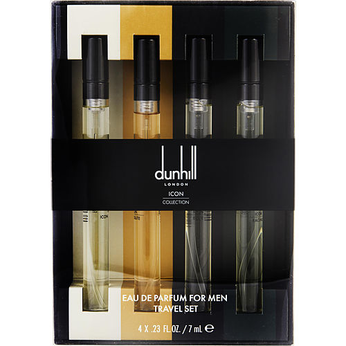 Alfred Dunhill Dunhill Variety 4 Piece Mens Mini Variety With Icon & Icon Absolute & Icon Elite & Icon Racing And All Are 0.23 Oz Mini For Men