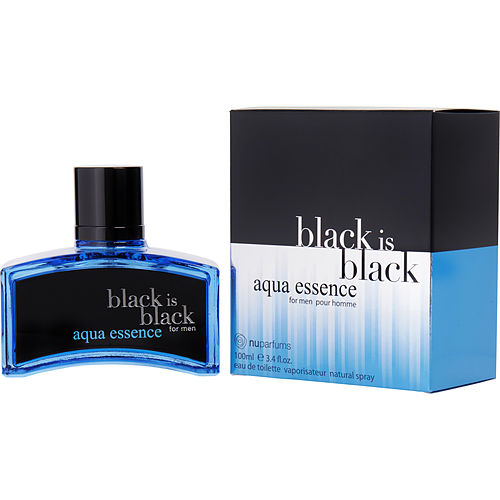 Nuparfums Black Is Black Aqua Essence Edt Spray 3.4 Oz