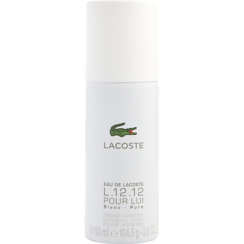 Lacoste Lacoste L.12.12 Blanc Pure Deodorant Spray 3.6 Oz