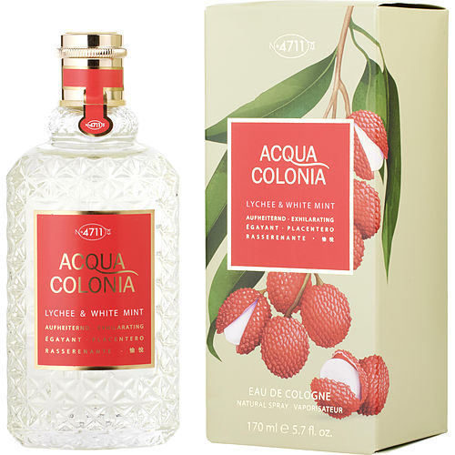 4711 4711 Acqua Colonia Lychee & White Mint Eau De Cologne Spray 5.7 Oz