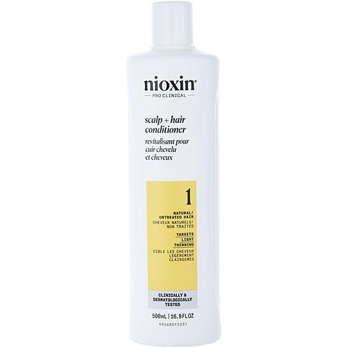 Nioxinnioxinsystem 1 Scalp Therapy Conditioner For Fine Natural Hair With Light Thinning 16.9 Oz