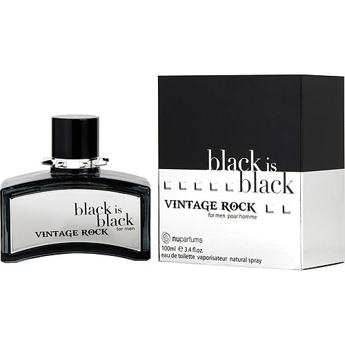 Nuparfums Black Is Black Vintage Rock Edt Spray 3.4 Oz