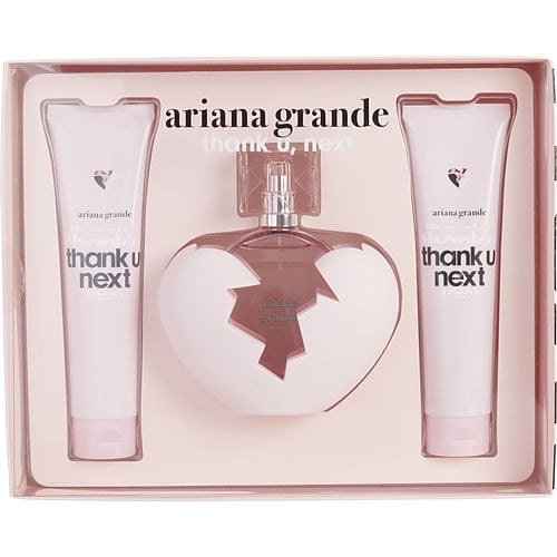 Ariana Grande Ariana Grande Thank U Next Eau De Parfum Spray 3.4 Oz & Body Souffle 3.4 Oz & Shower Gel 3.4 Oz