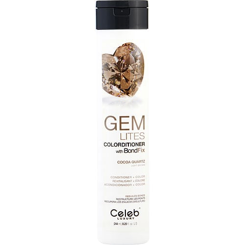 Celeb Luxury Celeb Luxury Gem Lites Colorditioner With Bondfix Cocoa Quartz 8.25 Oz For Unisex