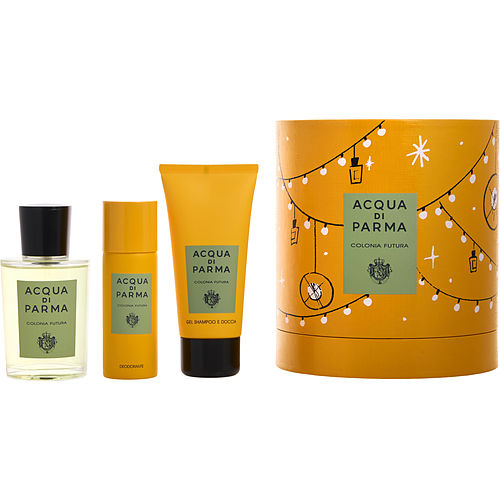 Acqua Di Parmaacqua Di Parma Colonia Futuraeau De Cologne Spray 3.4 Oz & Deodorant Spray 1.7 Oz & Hair & Body Showerl Gel 2.5 Oz