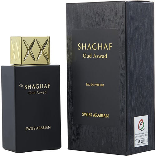 Swiss Arabian Perfumes Shaghaf Oud Aswad Eau De Parfum Spray 2.5 Oz