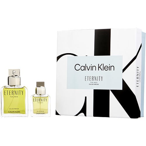 Calvin Klein Eternity Eau De Parfum Spray 3.4 Oz & Eau De Parfum Spray 1 Oz