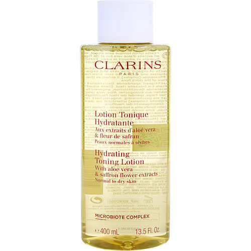 Clarins Clarins Hydrating Toning Lotion With Aloe Vera & Saffron Flower Extracts - Normal To Dry Skin  --400Ml/13.5Oz