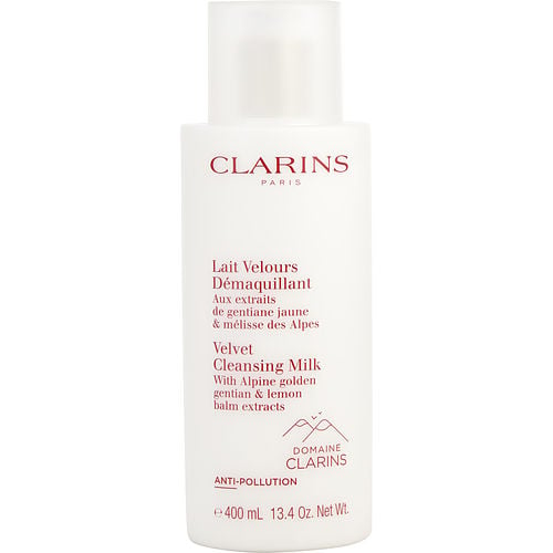 Clarins Clarins Velvet Cleansing Milk With Alpine Golden Gentian & Lemon Balm Extracts  --400Ml/13.4Oz