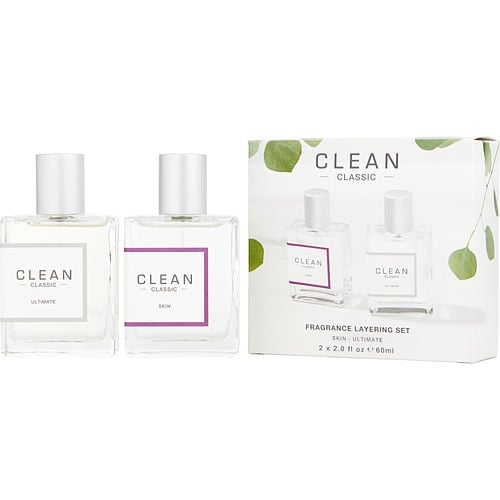 Clean Clean Variety 2 Piece Variety With Skin & Ultimate And Both Are Eau De Parfum Spray 2 Oz