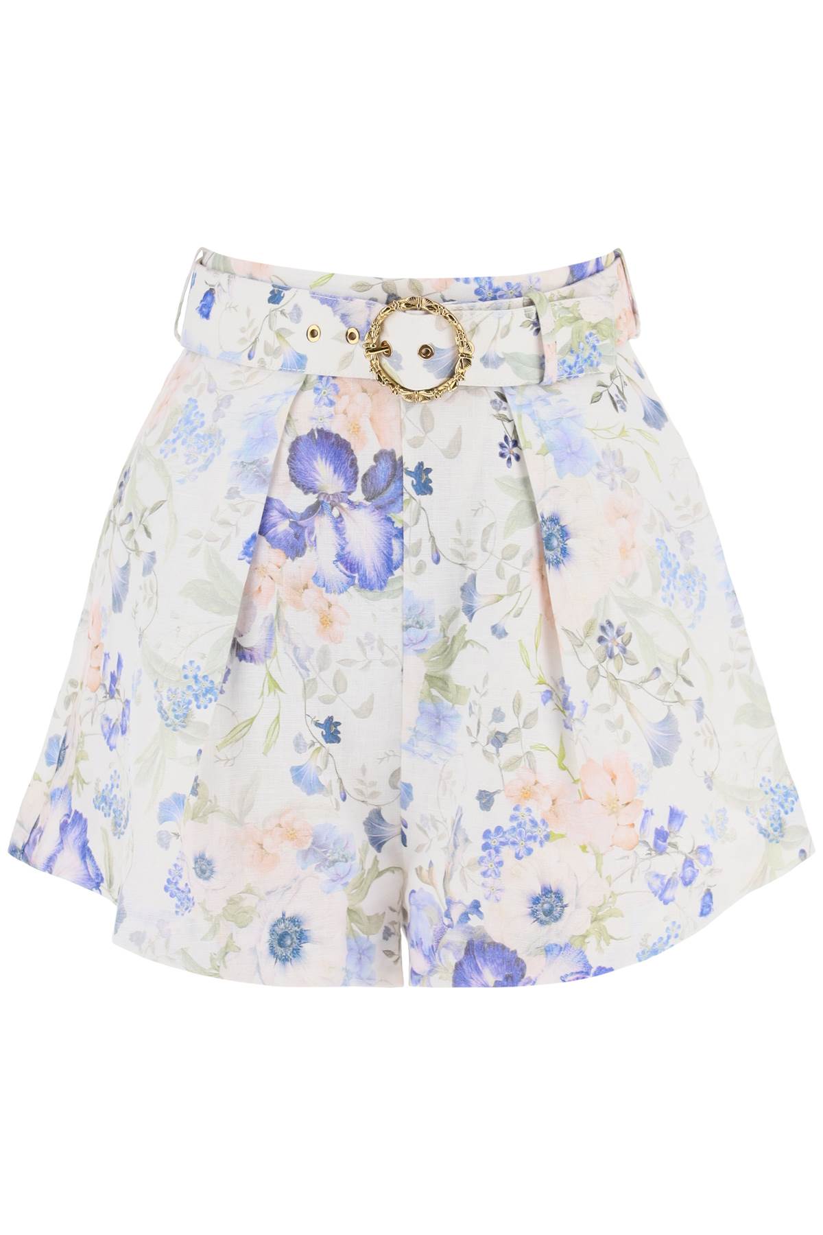 Zimmermann "floral linen nature shorts for