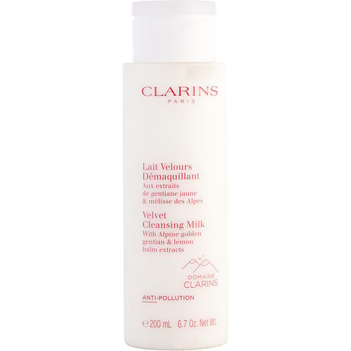 Clarins Clarins Velvet Cleansing Milk With Alpine Golden Gentian & Lemon Balm Extracts  --200Ml/6.7Oz