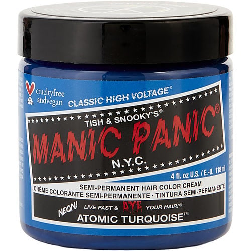 Manic Panic Manic Panic High Voltage Semi-Permanent Hair Color Cream - # Atomic Turquoise 4 Oz