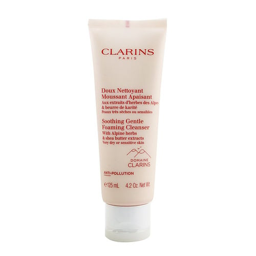 Clarinsclarinssoothing Gentle Foaming Cleanser With Alpine Herbs & Shea Butter Extracts - Very Dry Or Sensitive Skin  --125Ml/4.2Oz