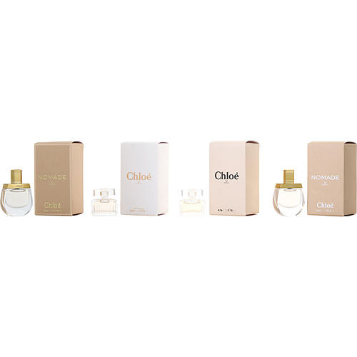 Chloechloe Variety4 Piece Womens Variety Nomade Eau De Parfum & Chloe Edt & Chloe Eau De Parfum & Nomade Edt And All 0.17 Oz Minis