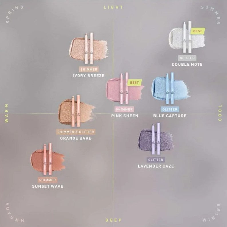 3CE Eye Switch Stick 1.3g glitter eyeshadow stick