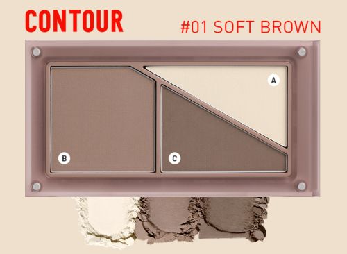 3CE LAYER-IT-ALL Contour Palette 9.5g (2colors)