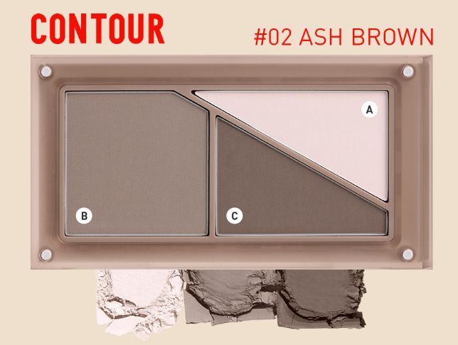 3CE LAYER-IT-ALL Contour Palette 9.5g (2colors)