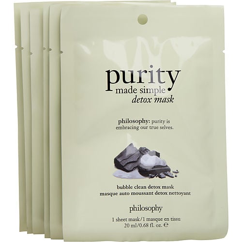 Philosophy Philosophy Purity Made Simple Bubble Clean Detox Mask --6Sheets