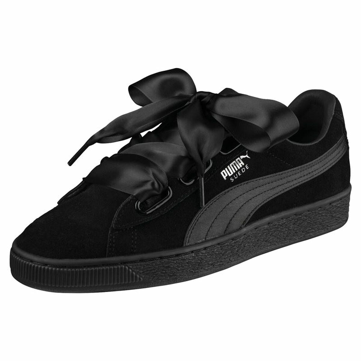 Women's casual trainers Puma Suede Heart Ep Black