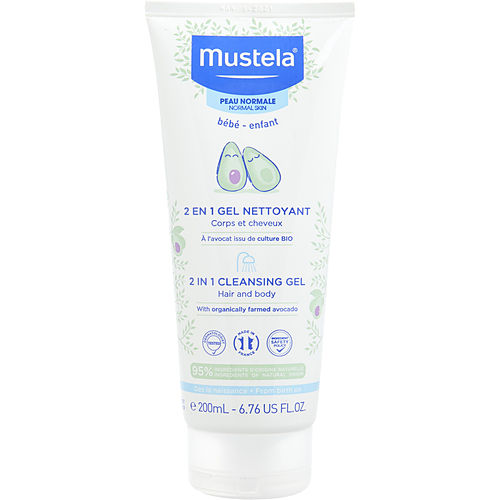 Mustela Mustela 2 In 1 Body & Hair Cleansing Gel - For Normal Skin --200Ml/6.7Oz