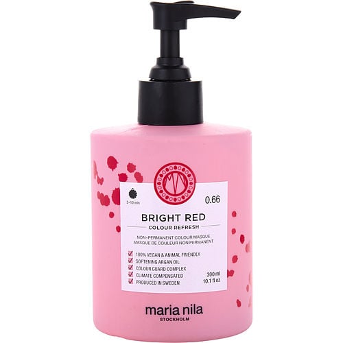 Maria Nilamaria Nilacolour Refresh Non-Permanent Colour Mask - Bright Red 10 Oz