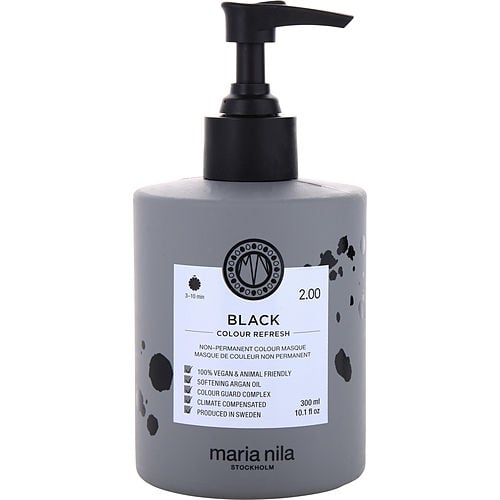 Maria Nilamaria Nilacolour Refresh Non-Permanent Colour Mask - Black 10 Oz