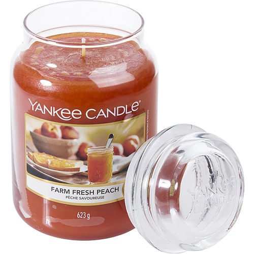 Yankee Candle Yankee Candle Farm Fresh Peach Scented Large Jar 22 Oz