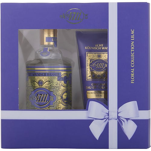 4711 4711 Floral Collection Lilac Eau De Cologne Spray 3.4 Oz & Shower Gel 1.7 Oz For Unisex