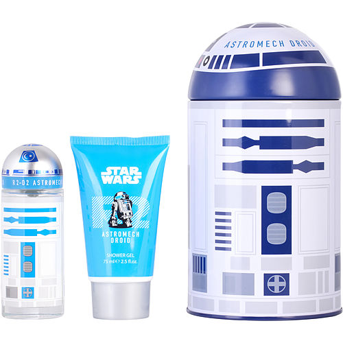 Marmol & Son Star Wars R2D2 Edt Spray 1.7 Oz & Shower Gel 2.5 Oz (Tin Can Packaging)