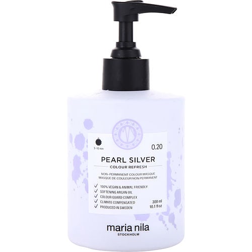 Maria Nilamaria Nilacolour Refresh Non-Permanent Colour Mask - Pearl Silver 10 Oz