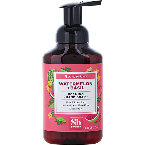 Soapboxsoapboxwatermelon & Basil Foaming Hand Soap --325Ml/11Oz