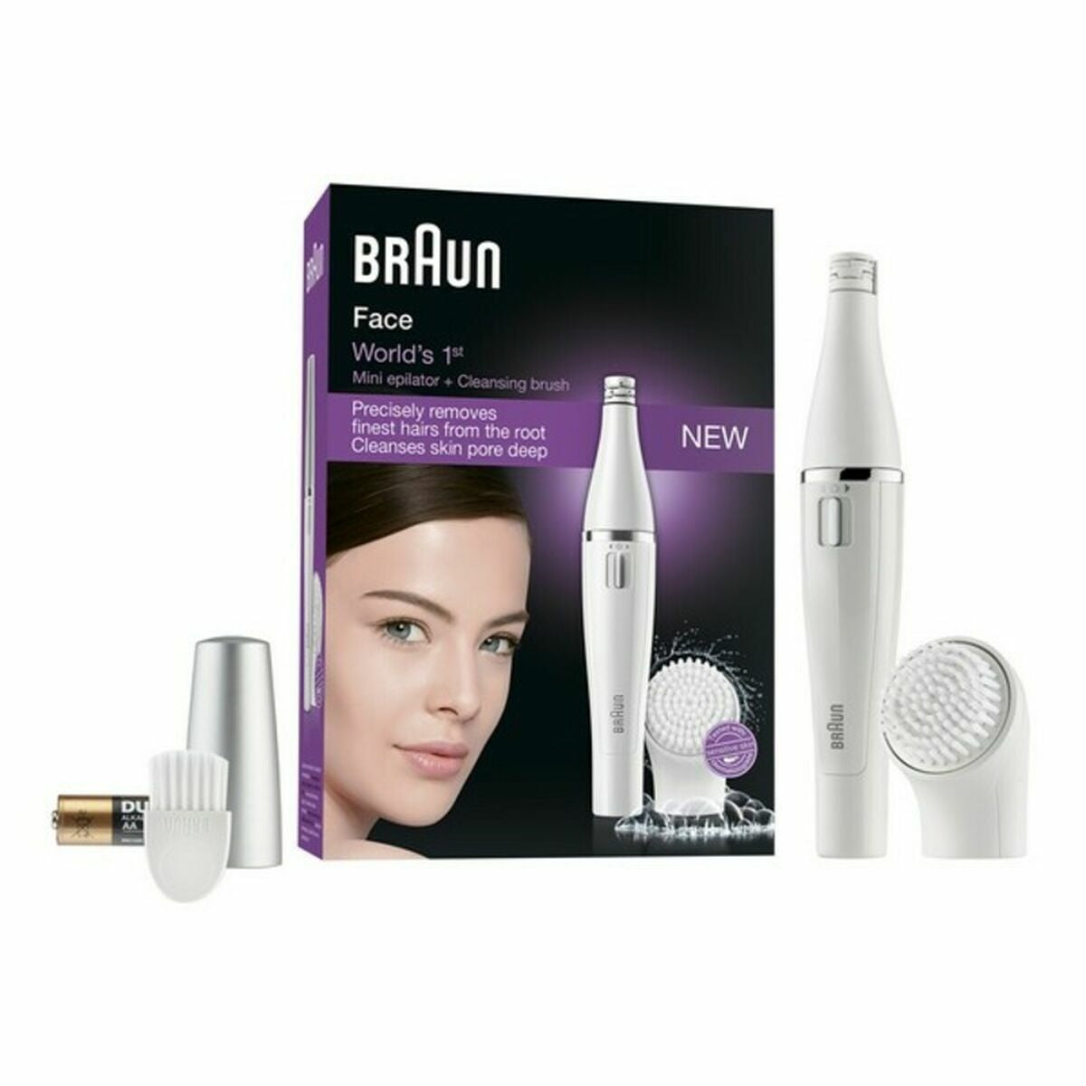 Electric Facial Cleanser/Hair Remover Braun 81458227