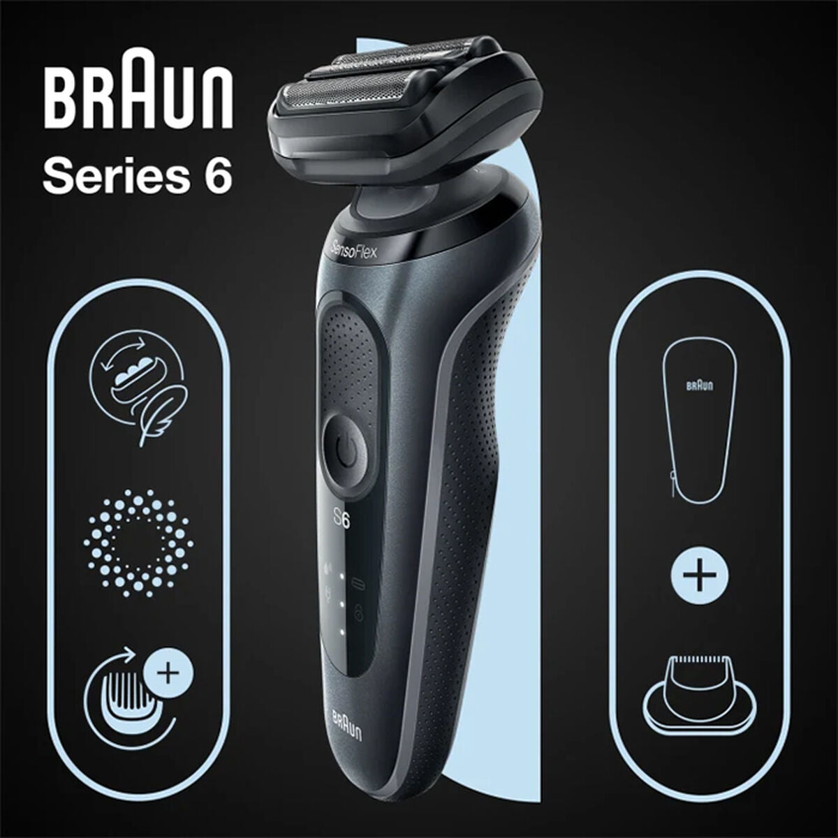 Manual shaving razor Braun Series 6